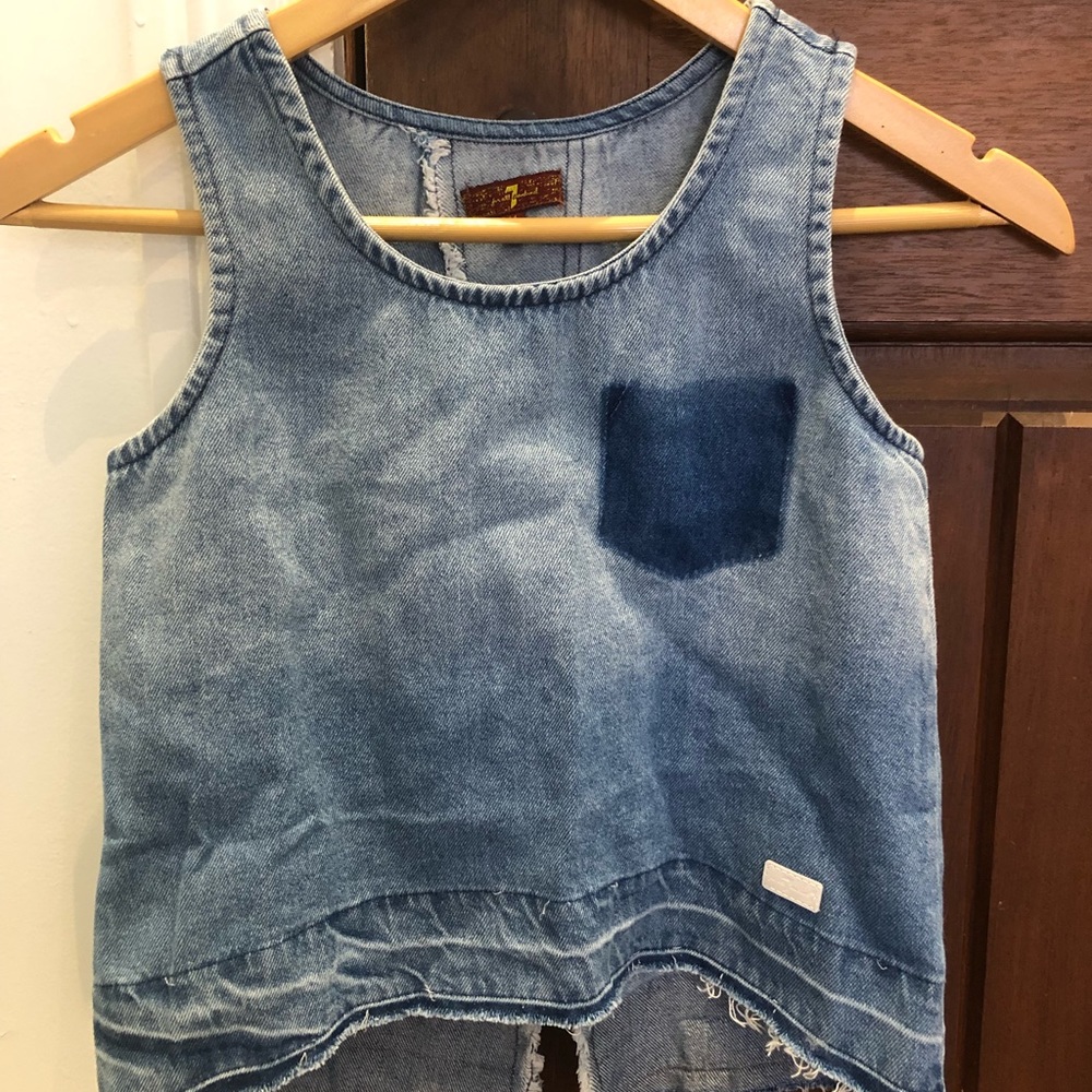 Seven For All Mankind Toddler dress. Very soft Jean material. Size 2-3T
